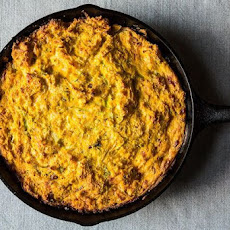 Wintry Corn Bread Pudding