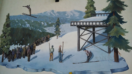 Ski Jump Mural