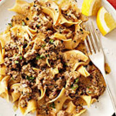 Lemon & Thyme Beef Stroganoff