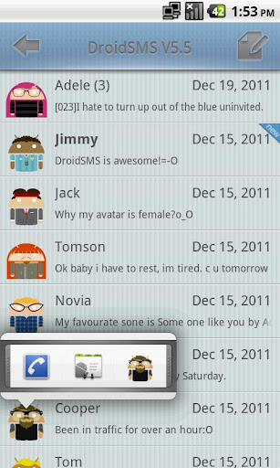 droidsms for android screenshot