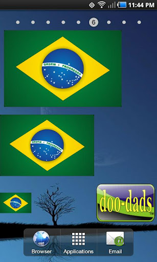 Flag of Brazil doo-dad