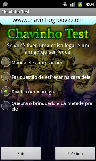 Chavinho Test - Teste Chaves