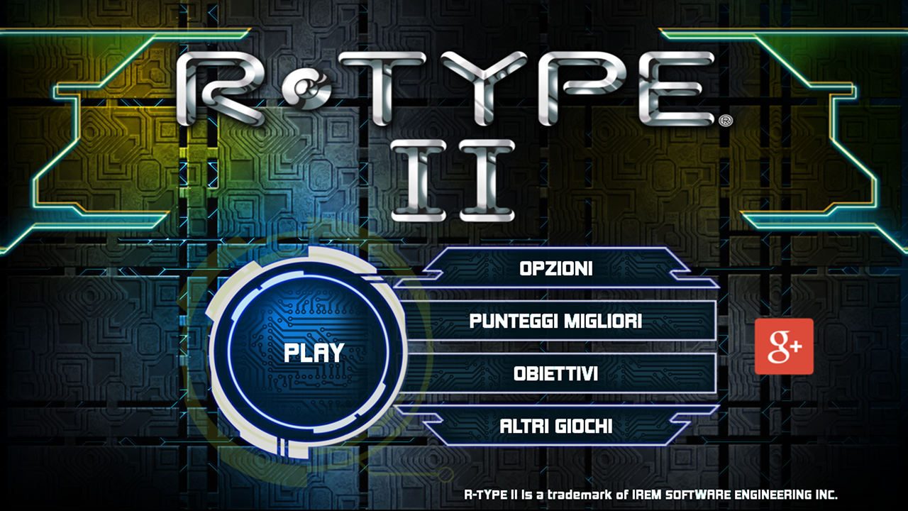 Android application R-TYPE II screenshort