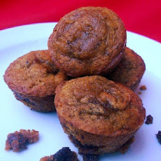 Pumpkin Chocolate Covered Raisin Muffins
