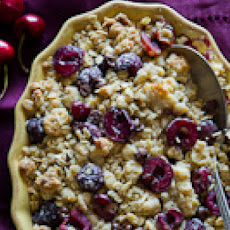 Chocolate Cherry Crisp