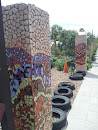 Mosaic Pillars