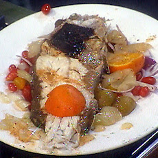 Florida Citrus Grilled Grouper with Tear Drop Tomato Salad