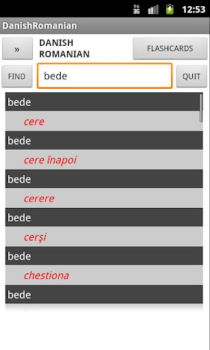 Romanian Danish Dictionary