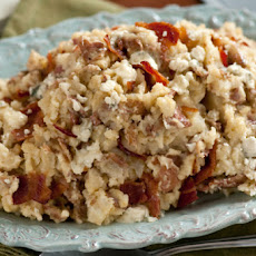 Red, White and Blue Mashed Potatoes