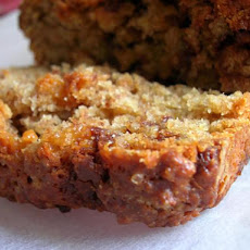 Whole Wheat Peanut Butter-Banana Bread With Chocolate Chips