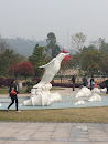 海鸥雕塑