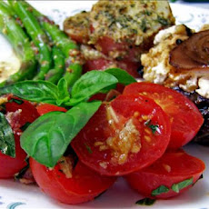 Cherry Tomato, Bacon and Basil Salad