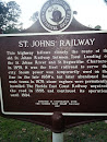 St Johns Railroad Historical Marker
