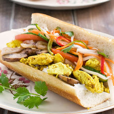 Scramble Tofu Breakfast Bahn Mi
