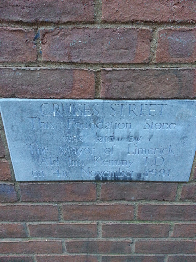 Cruises Street Foundation Stone