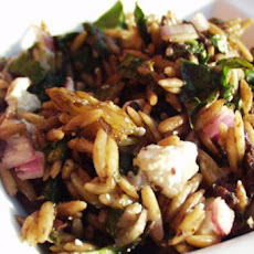 Orzo and Spinach Salad