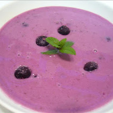Chilled Czech Blueberry Soup (Boruvkova Polevka Studena)