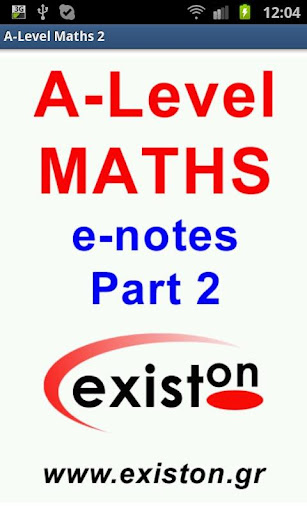 A-Level Mathematics Part 2