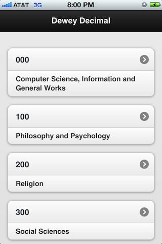 Dewey Decimal Classification