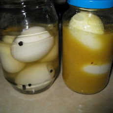 Mustard Pickled Eggs