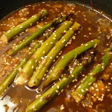 Orange-Ginger-Sesame Asparagus