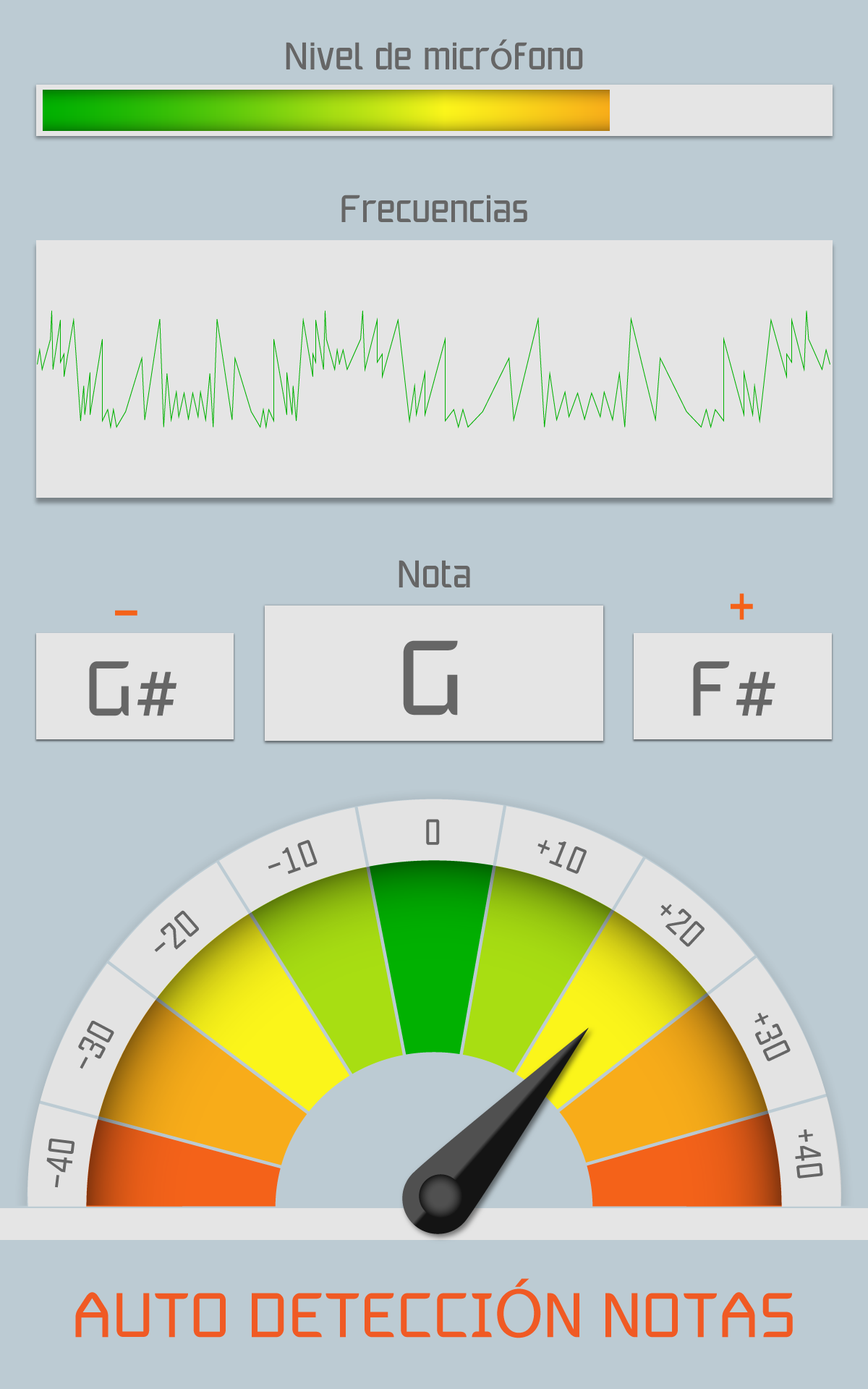 Android application Guitar Tuner screenshort