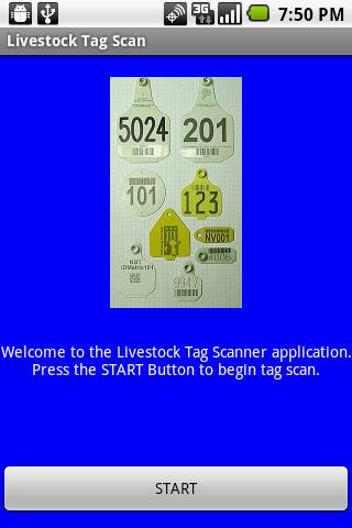 Livestock Barcode Tag Scanner