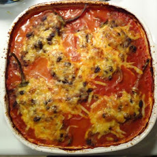 Vegetarian Stuffed Poblanos