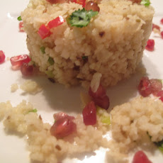 Cumin and Pomegranate couscous