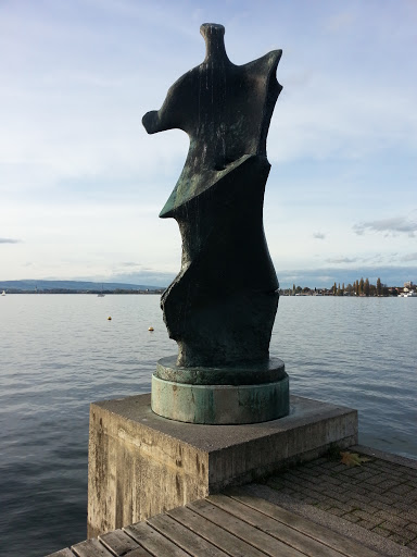 Zug - Seebad Seeliken - Statue