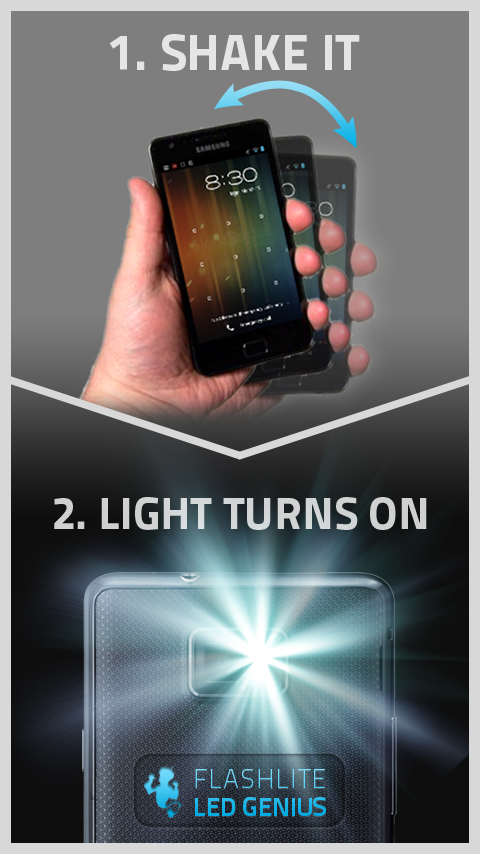 Android application Flashlight LED Genius screenshort