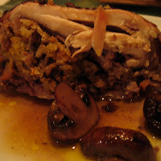 Cornish Game Hens Sewn Up & Stuffed - (Mushroom, Sage & Andouille Sausage Stuffing)