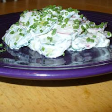 Chive Cucumber Salad
