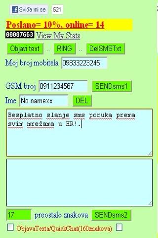 TamponSMS free SMS to Croatia
