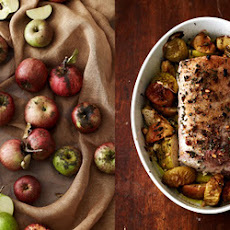 Roast Pork Loin with Apples & Sage