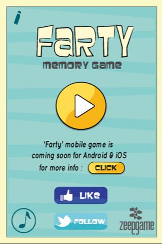 Farty's Memory Game