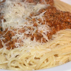 Spaghetti and Beef Sauce As I Like It!