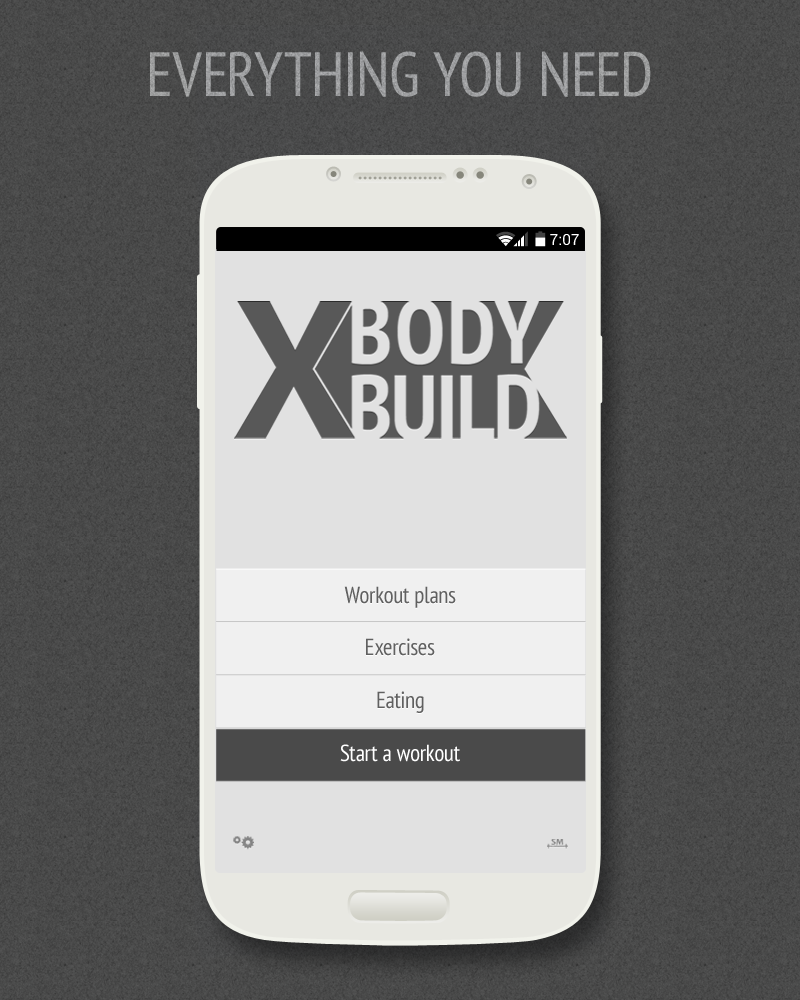 Android application XBodyBuild Pro screenshort