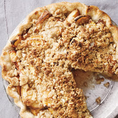 Peach Crumble Pie
