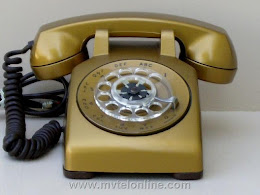Desk Phones - Western Electric 500 Dark Gold 1