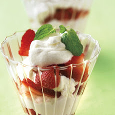 Strawberries with Mint Whipped Cream