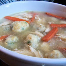 Low Calorie yet   Delicious Chicken and Baby Dumplings