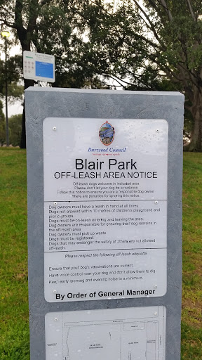Blair Park off Leash Area