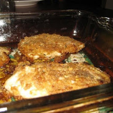 Baked Whitefish Parmesan