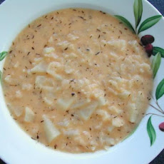 Apple-Cheddar Soup