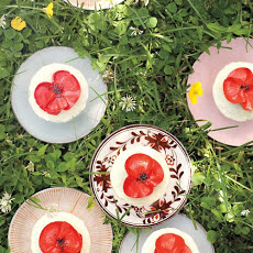 Orange-Poppy Seed Cupcakes with Buttercream Poppies
