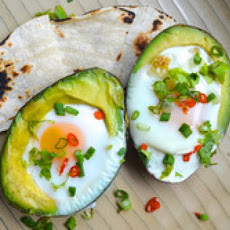 Eggs Baked in Avocado