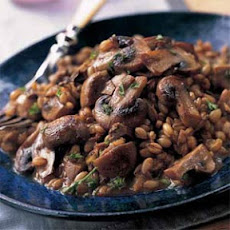 Barley Pilaf with Sautéed Mushrooms
