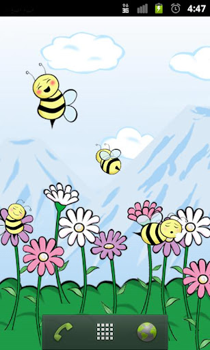 Bumbl Bees Live Wallpaper