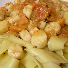 Pasta With Scallops
